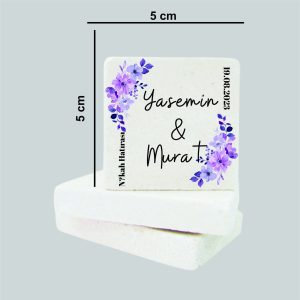 Düğün Nişan Kına Doğal Taş Magnet 06