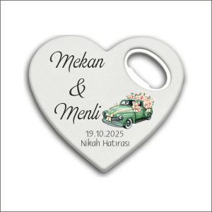 Düğün Nişan Nikah Kalp Magnet Açacak 04