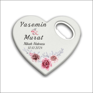 Düğün Nişan Nikah Kalp Magnet Açacak 011