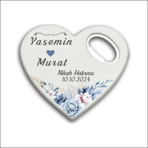 Düğün Nişan Nikah Kalp Magnet Açacak 018