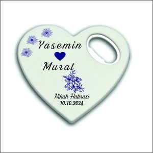 Düğün Nişan Nikah Kalp Magnet Açacak 004