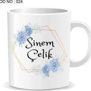 Kişiye Özel Baskılı Çerçeveli İsim Kupa Bardak 24