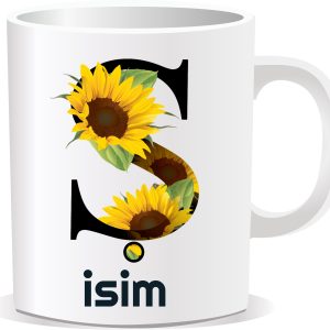 Kişiye Özel Baskılı Harfli Kupa Bardak CCC022
