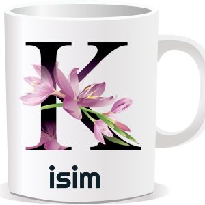 Kişiye Özel Baskılı Harfli Kupa Bardak CCC013