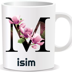 Kişiye Özel Baskılı Harfli Kupa Bardak CCC015