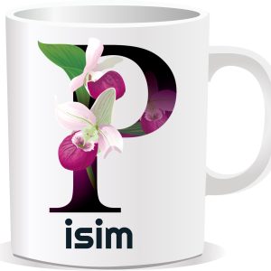 Kişiye Özel Baskılı Harfli Kupa Bardak CCC019