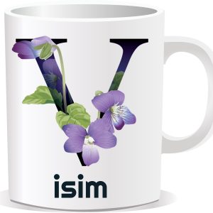 Kişiye Özel Baskılı Harfli Kupa Bardak CCC026
