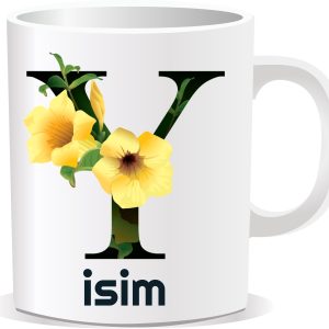 Kişiye Özel Baskılı Harfli Kupa Bardak CCC027