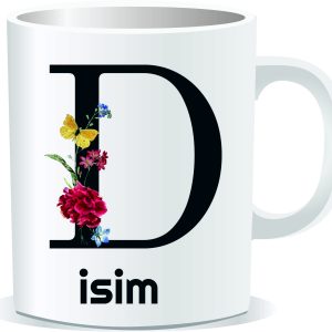 Kişiye Özel Baskılı Harfli Kupa Bardak CC05