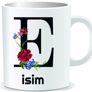 Kişiye Özel Baskılı Harfli Kupa Bardak CC06