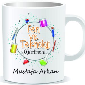 Öğretmenler Günü Kupa Bardak Fen ve Teknoloji Öğretmeni