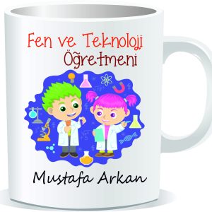 Öğretmenler Günü Kupa Bardak Fen ve Teknoloji Öğretmeni 03