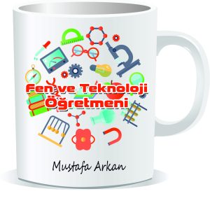 Öğretmenler Günü Kupa Bardak Fen ve Teknoloji Öğretmeni 05