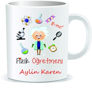 Öğretmenler Günü Kupa Bardak Fizik Öğretmeni 04