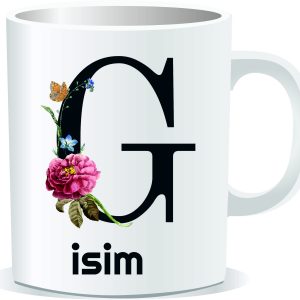 Kişiye Özel Baskılı Harfli Kupa Bardak CC08
