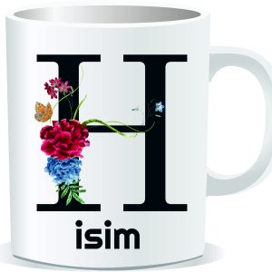 Kişiye Özel Baskılı Harfli Kupa Bardak CC010
