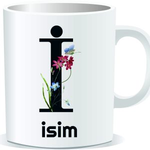 Kişiye Özel Baskılı Harfli Kupa Bardak CC012