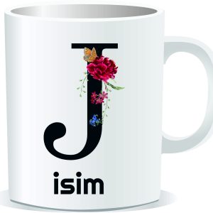 Kişiye Özel Baskılı Harfli Kupa Bardak CC013