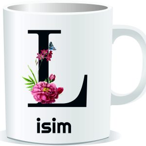 Kişiye Özel Baskılı Harfli Kupa Bardak CC015
