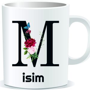 Kişiye Özel Baskılı Harfli Kupa Bardak CC016