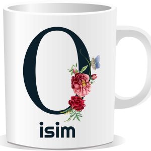 Kişiye Özel Baskılı Harfli Kupa Bardak CC018