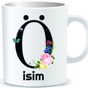 Kişiye Özel Baskılı Harfli Kupa Bardak CC019