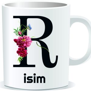 Kişiye Özel Baskılı Harfli Kupa Bardak CC021