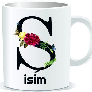 Kişiye Özel Baskılı Harfli Kupa Bardak CC023
