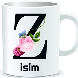 Kişiye Özel Baskılı Harfli Kupa Bardak CC029