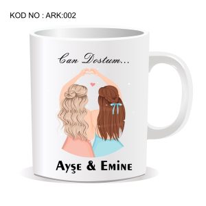 Arkadaş Temalı Kupa Bardak ark02