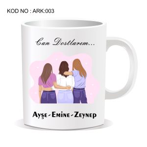 Arkadaş Temalı Kupa Bardak ark03
