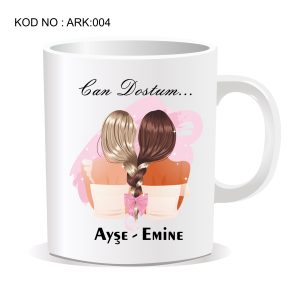 Arkadaş Temalı Kupa Bardak ark04