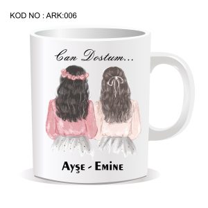 Arkadaş Temalı Kupa Bardak ark06