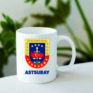 Mesleklere Özel İsimli Kupa Bardak Astsubay