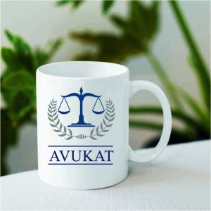 Mesleklere Özel İsimli Kupa Bardak Avukat