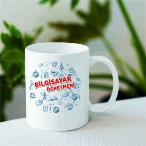 Mesleklere Özel İsimli Kupa Bardak Bilgisayar Mühendisi