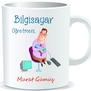 Öğretmenler Günü Kupa Bardak Bilgisayar Öğretmeni 01