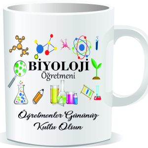 Öğretmenler Günü Kupa Bardak Biyoloji Öğrt.