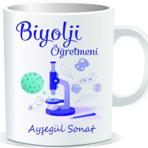 Öğretmenler Günü Kupa Bardak Biyoloji Öğrt. 03