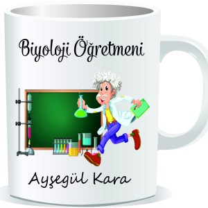 Öğretmenler Günü Kupa Bardak Biyoloji Öğrt. 04