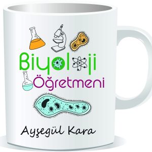 Öğretmenler Günü Kupa Bardak Biyoloji Öğrt. 05