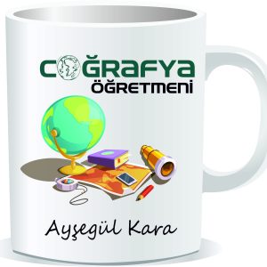 Öğretmenler Günü Kupa Bardak Coğrafya Öğrt. 03
