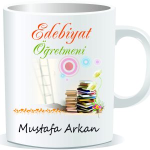 Öğretmenler Günü Kupa Bardak Edebiyat Öğretmeni 02