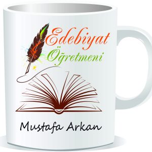 Öğretmenler Günü Kupa Bardak Edebiyat Öğretmeni 04