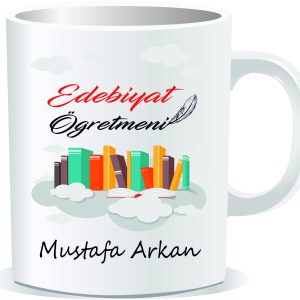 Öğretmenler Günü Kupa Bardak Edebiyat Öğretmeni 05