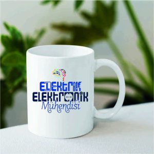 Mesleklere Özel İsimli Kupa Bardak Elektrik Mühendisi