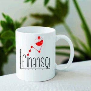 Mesleklere Özel İsimli Kupa Bardak Finansçı