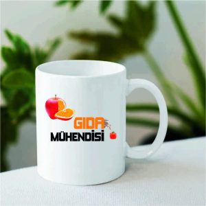 Mesleklere Özel İsimli Kupa Bardak Gıda Mühendisi