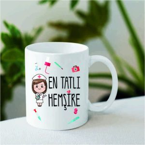 Mesleklere Özel İsimli Kupa Bardak Hemşire