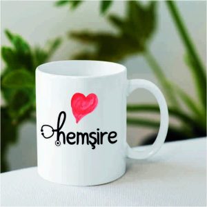 Mesleklere Özel İsimli Kupa Bardak Hemşire 01